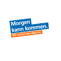Volksbank_RheinAhrEifel morgenkannkommen wirmachendenwegfrei volksbank rheinahreifel volksbankrheinahreifel Sticker