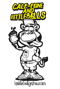 KettlebellGainsApparel coffee drink gym morning Sticker