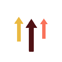 Arrow Point Sticker by Texas State University