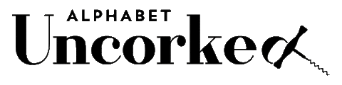 Alphabet Uncorked Sticker by The Alphabet Gift Shop