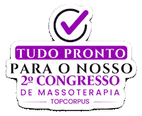 2 Congresso Topcorpus Sticker by Massagem TopCorpus