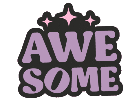 Pastel Wow Sticker