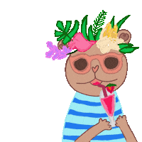 Happy Beach Sticker