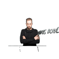 Dj Sticker by Chris Bowl