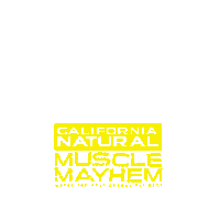 wnbfofficial california natural mayhem natural bodybuilding Sticker