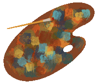 Ansolart happy art color drawing Sticker