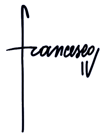 Francescoiv giphyupload logo francescoiv francesco iv Sticker
