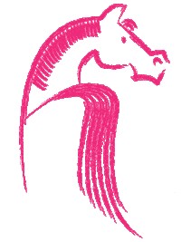 Pink Ride Sticker by HorseplayApparel