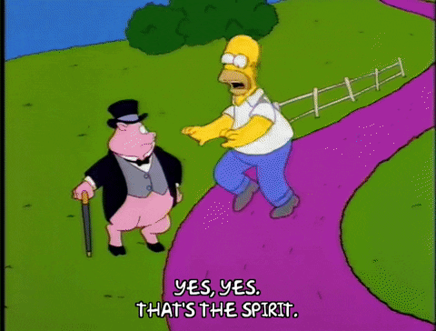 homer simpson x GIF