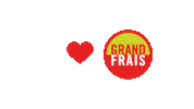 grandfrais marche courses magasin grand frais Sticker