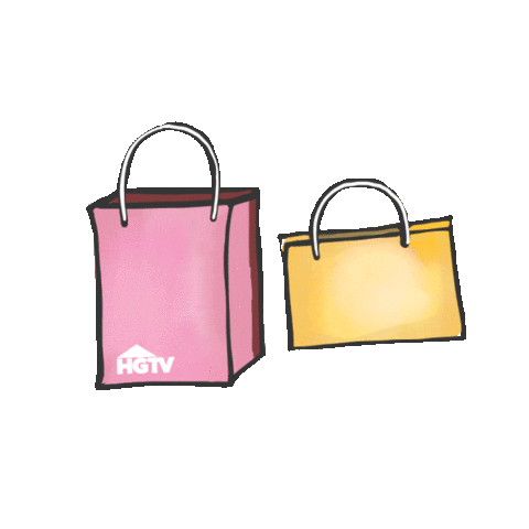 Shopping Bags Sticker by HGTV
