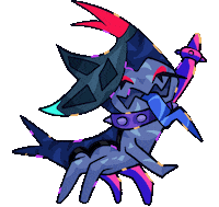 Adri_Cr cute gamedev goth beetle Sticker