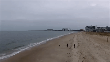 Man Proposes on Beach with Help From a Drone