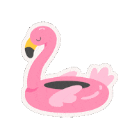Summer Pink Sticker by Airalo