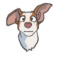 Dog Omg Sticker