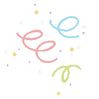 lightupkshop party rainbow simple confetti Sticker