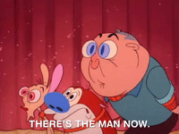 nicksplat ren and timpy GIF