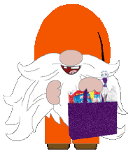 Gnome Grocery Shopping Sticker