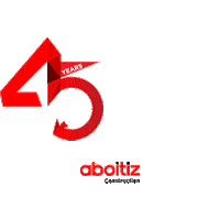 45Yearsofbuildingabetterfuture Sticker by Aboitiz Construction