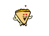 I Love You Comida Sticker