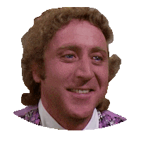 Happy Gene Wilder Sticker by reactionstickers