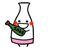 Cheers Sake Sticker