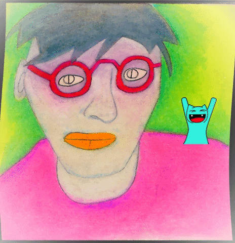 lettrist giphygifmaker giphyattribution portrait GIF