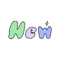 New Post Sparkling Sticker