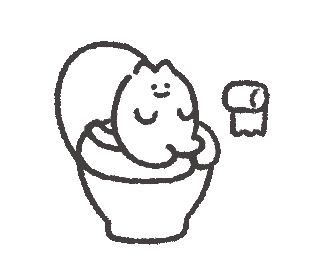 Cat Bathroom Sticker