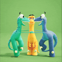 Good Vibes Dancing GIF by Claynosaurz