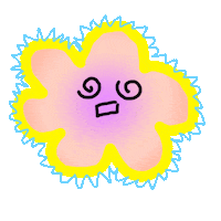 sundaysartclub flower crazy confused shook Sticker