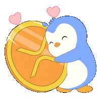 Crypto Love Sticker by Pudgy Penguins