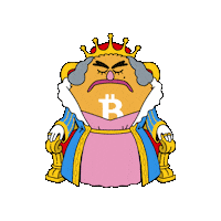 Queen Bitcoin Sticker by herecomesbitcoin