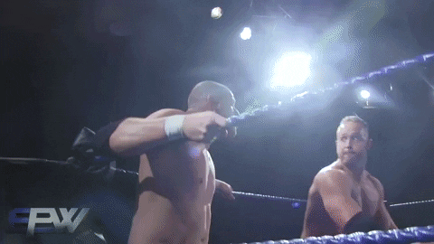 chaos chop GIF by Explosive Professional Wrestling