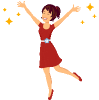 Happy Dance Sticker by Pattydoo