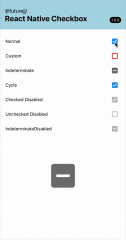 React Native Animated Checkbox Demo