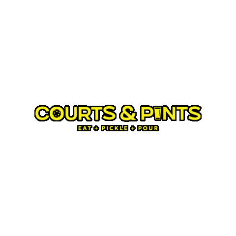 courtsandpints giphygifmaker minnesota pickleball moorhead Sticker
