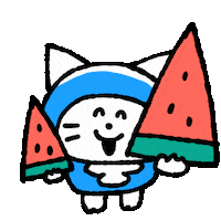 夏 スイカ Sticker by mmhn