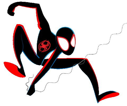 Miles Morales Spiderman Sticker by Pingolito