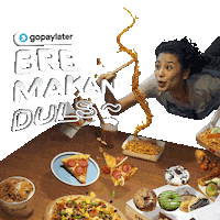 Be Right Back Pizza Sticker by Gojek Indonesia