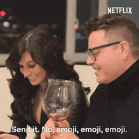 Text Flirt GIF by NETFLIX