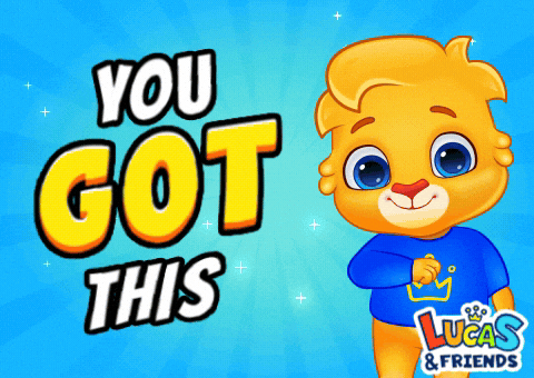 You Got This Do It GIF by Lucas and Friends by RV AppStudios