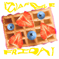 friday waffle Sticker by Barbarian