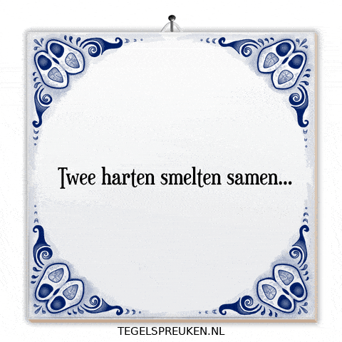 Hart Geluk GIF by Tegelspreuken.nl