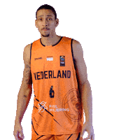 Basketballnederland basketball oranje orange lions basketball nederland Sticker
