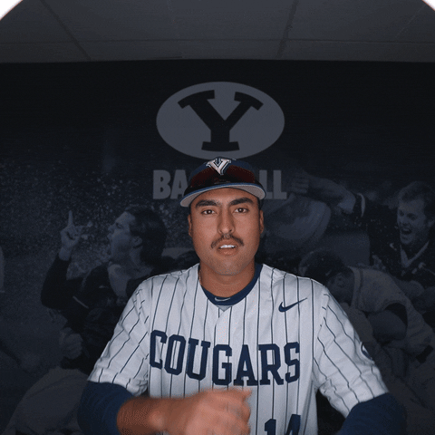 Sport Baseball GIF by BYU Cougars