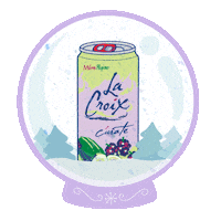 snow bubbles Sticker by LaCroix Sparkling Water