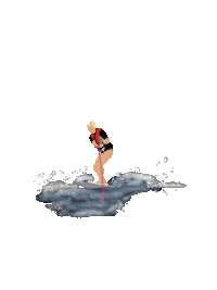 Surfer Girl Love Sticker by UlfBo