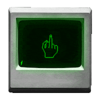 computer hello Sticker by Kevin Carter