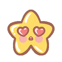 Kokodrawsstuff love heart wow omg Sticker